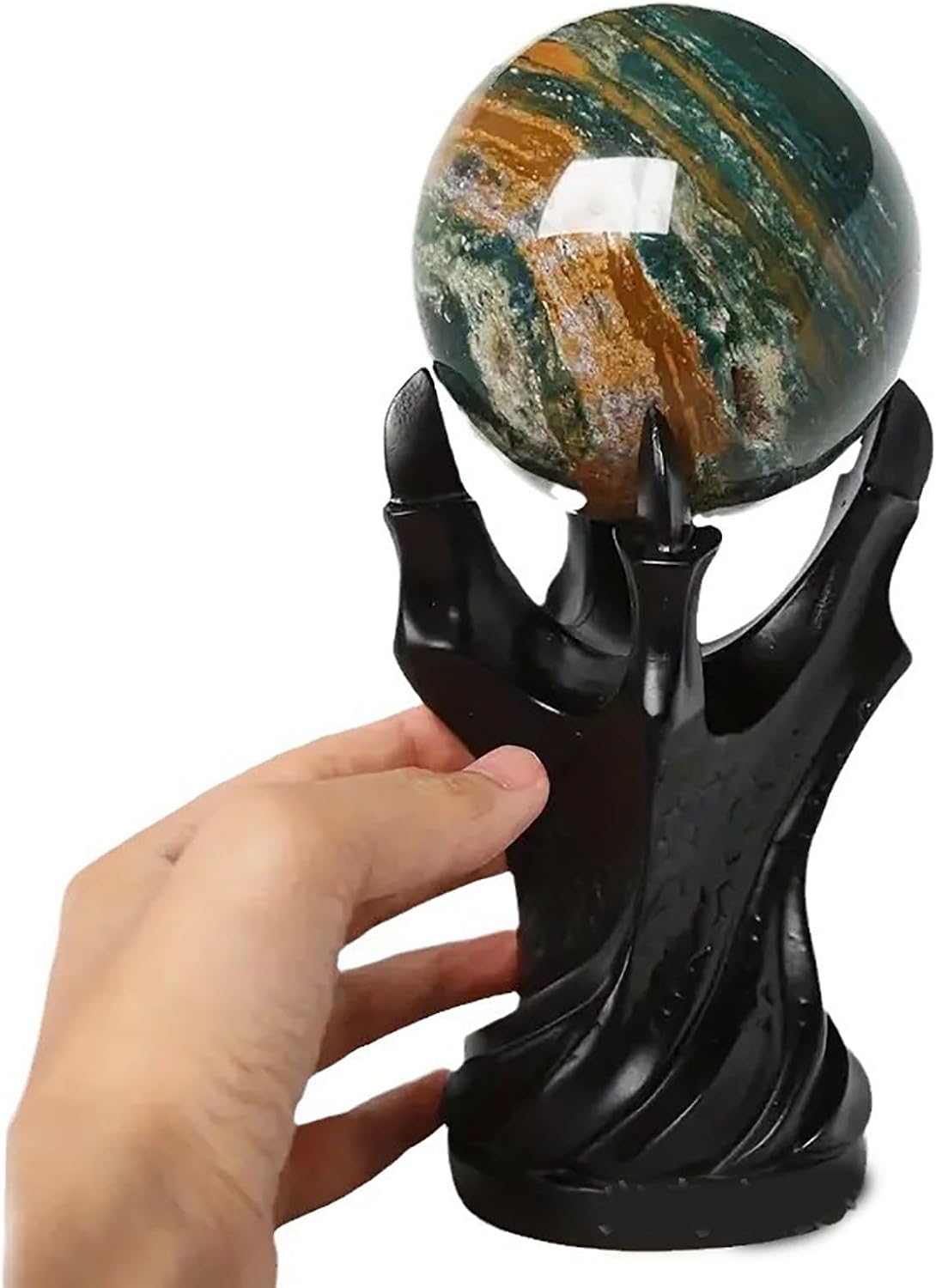 Crystal Ball Stand Sculptures Home Decor