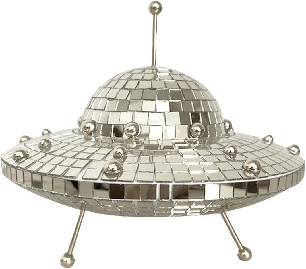 Nudsfuii Flying Saucer Home Decor Statue