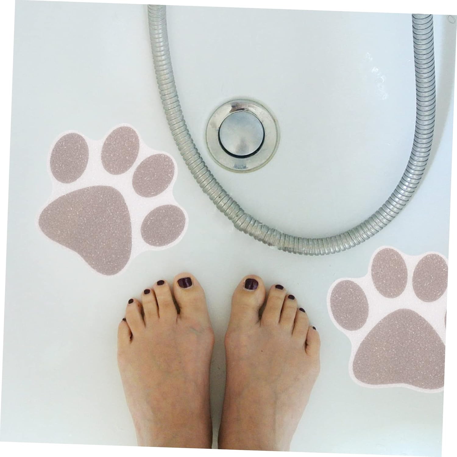 Non-Slip Bathtub Stickers with Paw Design 10pcs