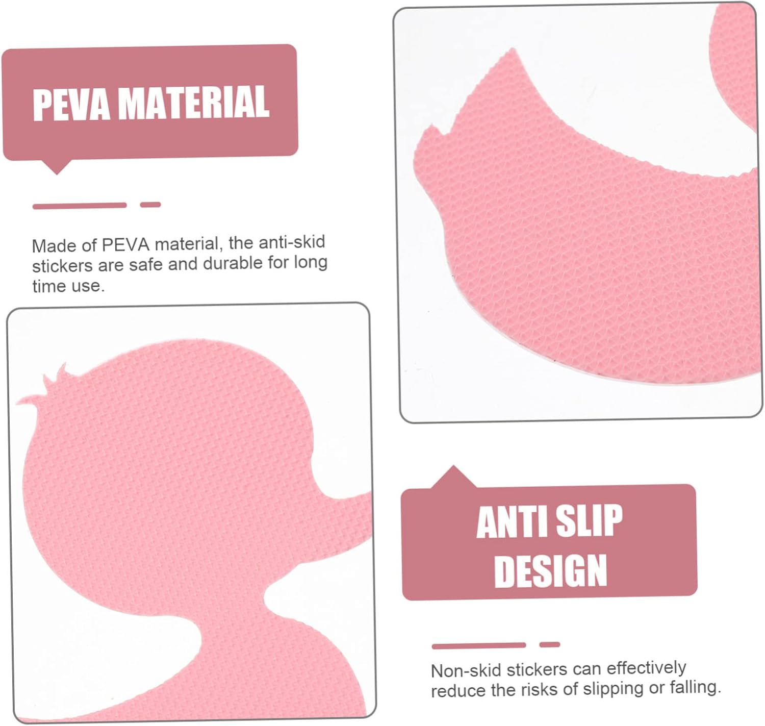 BESTYASH Non-Slip Bathtub Stickers with Cute Ducks