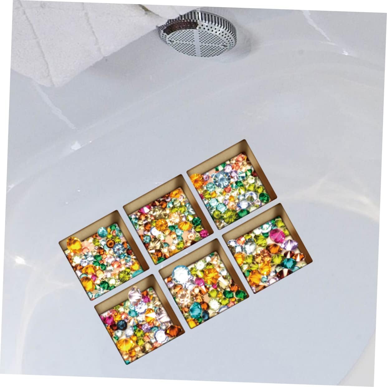 Ciieeo 3D Non Slip Bathtub Decals for Bathroom Wall Stickers