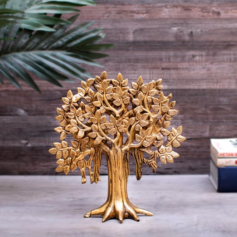Statuestudio Kalpavriksha Tree Brass 85 Inch