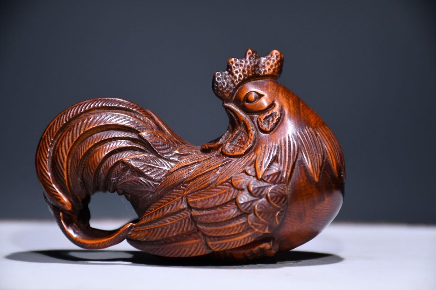 Handcrafted Boxwood Zodiac Chanticleer Animal Statues 12 Set
