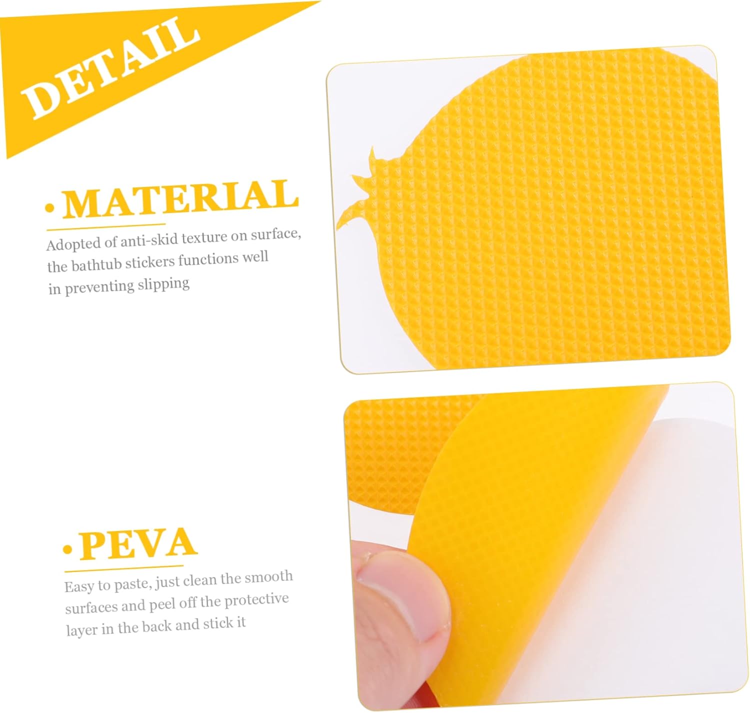 Ciieeo Anti-Slip Bathtub Stickers for Kids