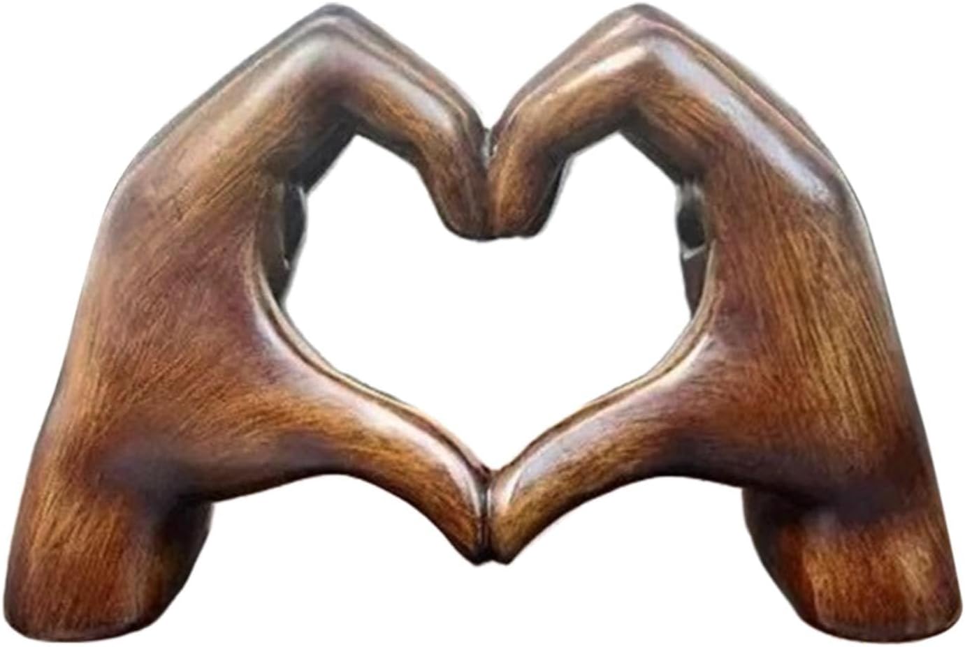 Sturdy Heart Hands Sculpture Home Decor Figurine