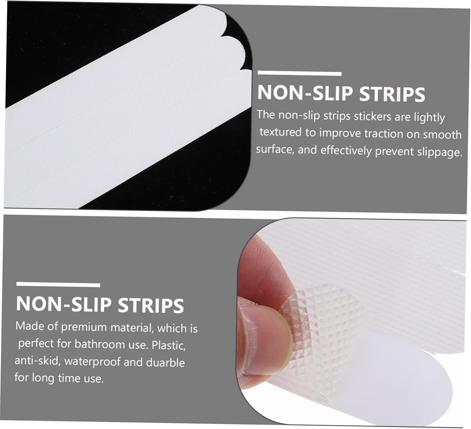 Non-Slip Adhesive Strips for Bathrooms 36pcs Set