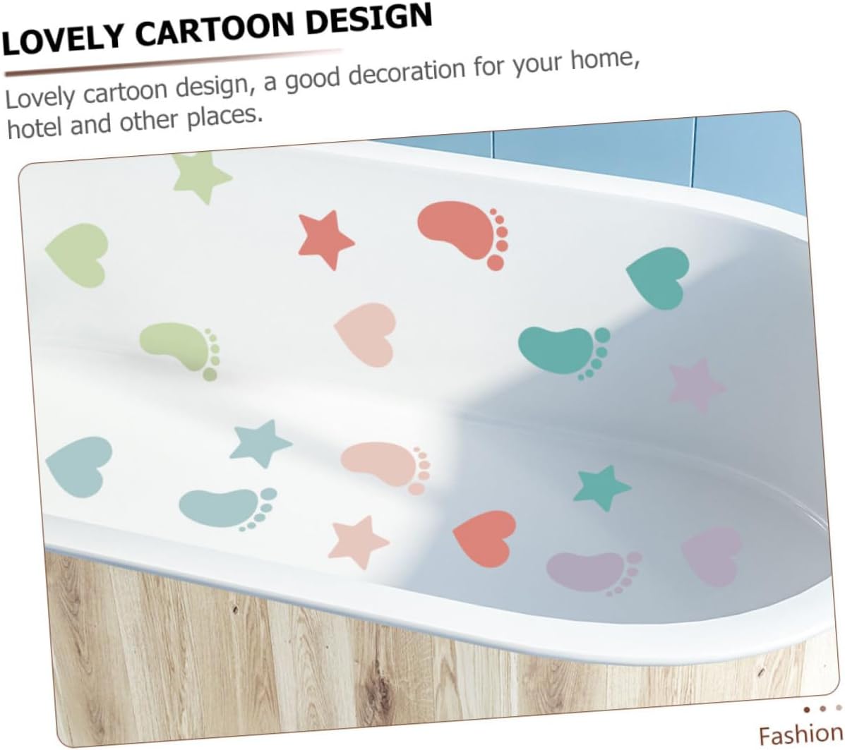 Ciieeo Non-Slip Bath Tub Decals 12 Sheets