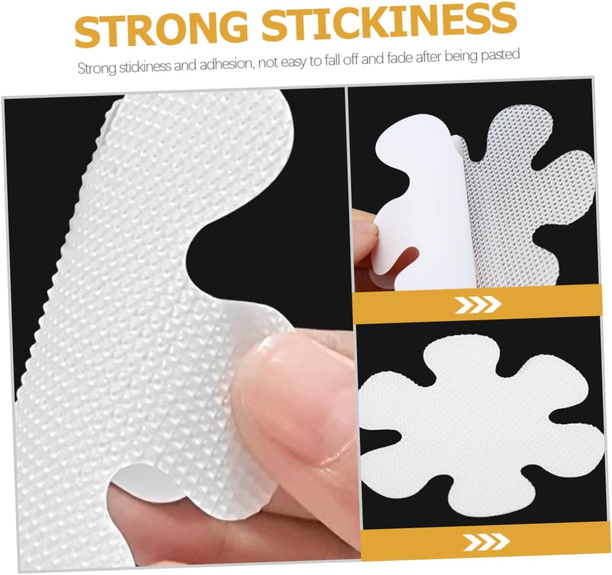 COSMEVIVI 12pcs Non-Slip Bath Tub Stickers Self-Adhesive