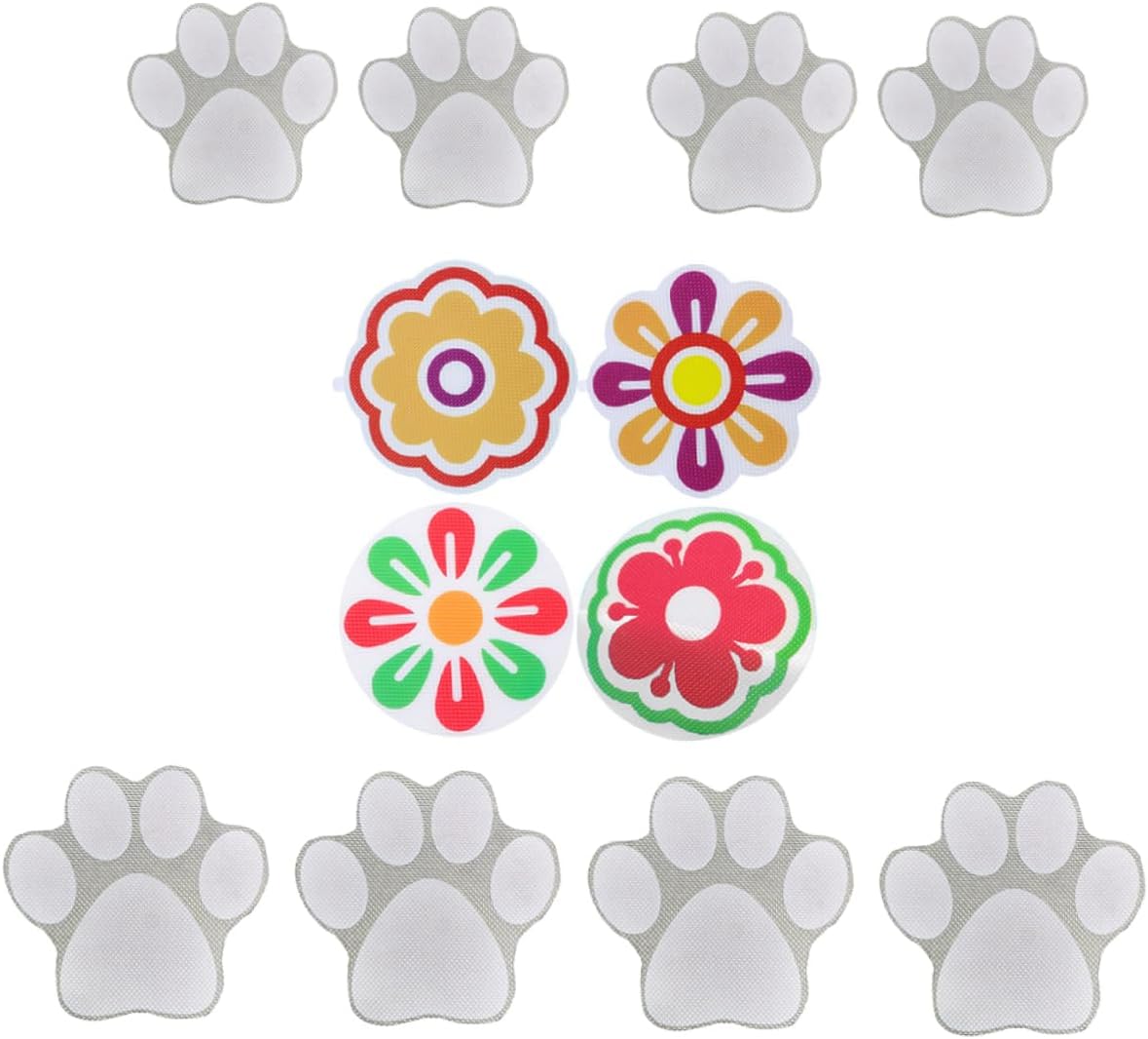 Ciieeo 12pcs Waterproof Cartoon Tile Stickers for Bath and Pool