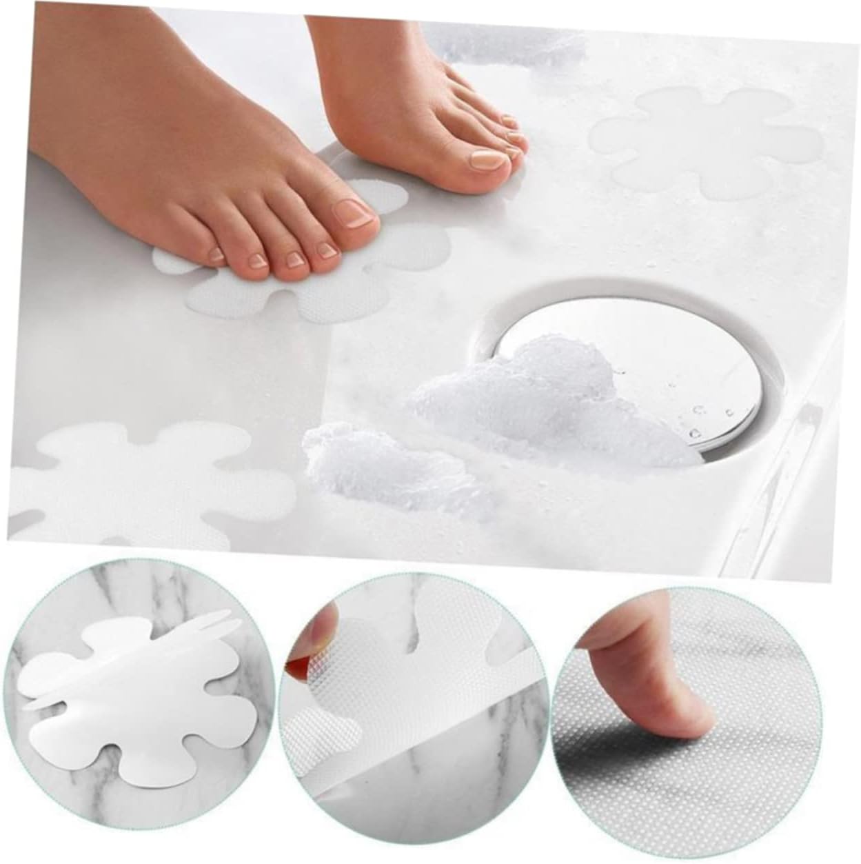 Ciieeo Non-Slip Bathtub Stickers 20pcs