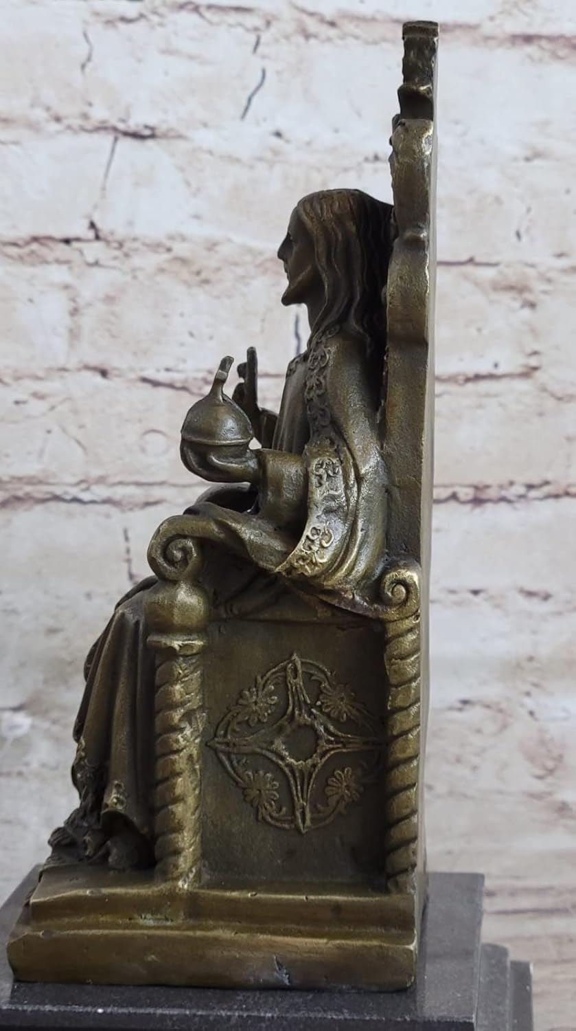 European Bronze Real Bronze Metal Statue Christian Jesus Christ Lord Angels Sculpture