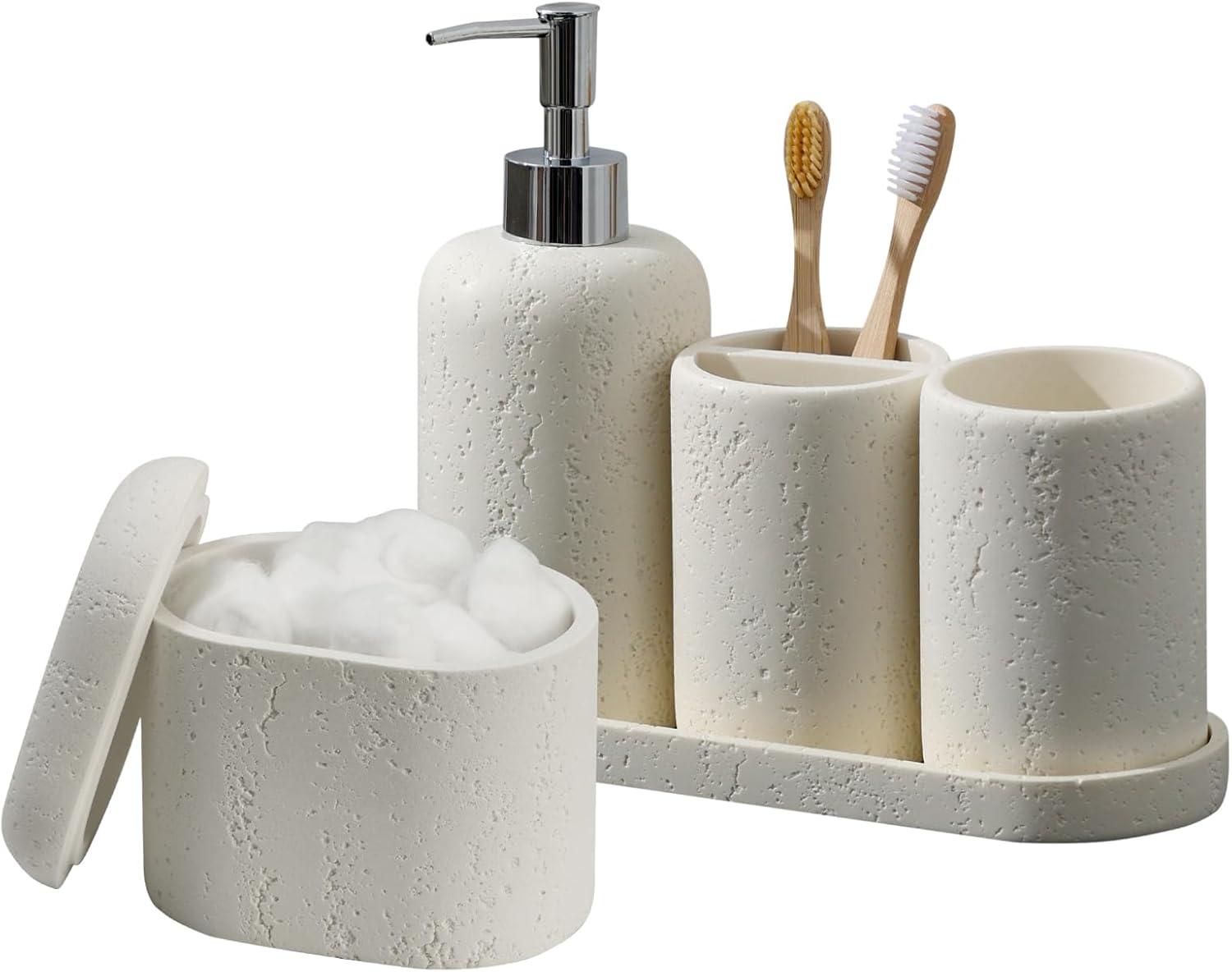 Haocoott 5PCS Modern Bathroom Accessory Set