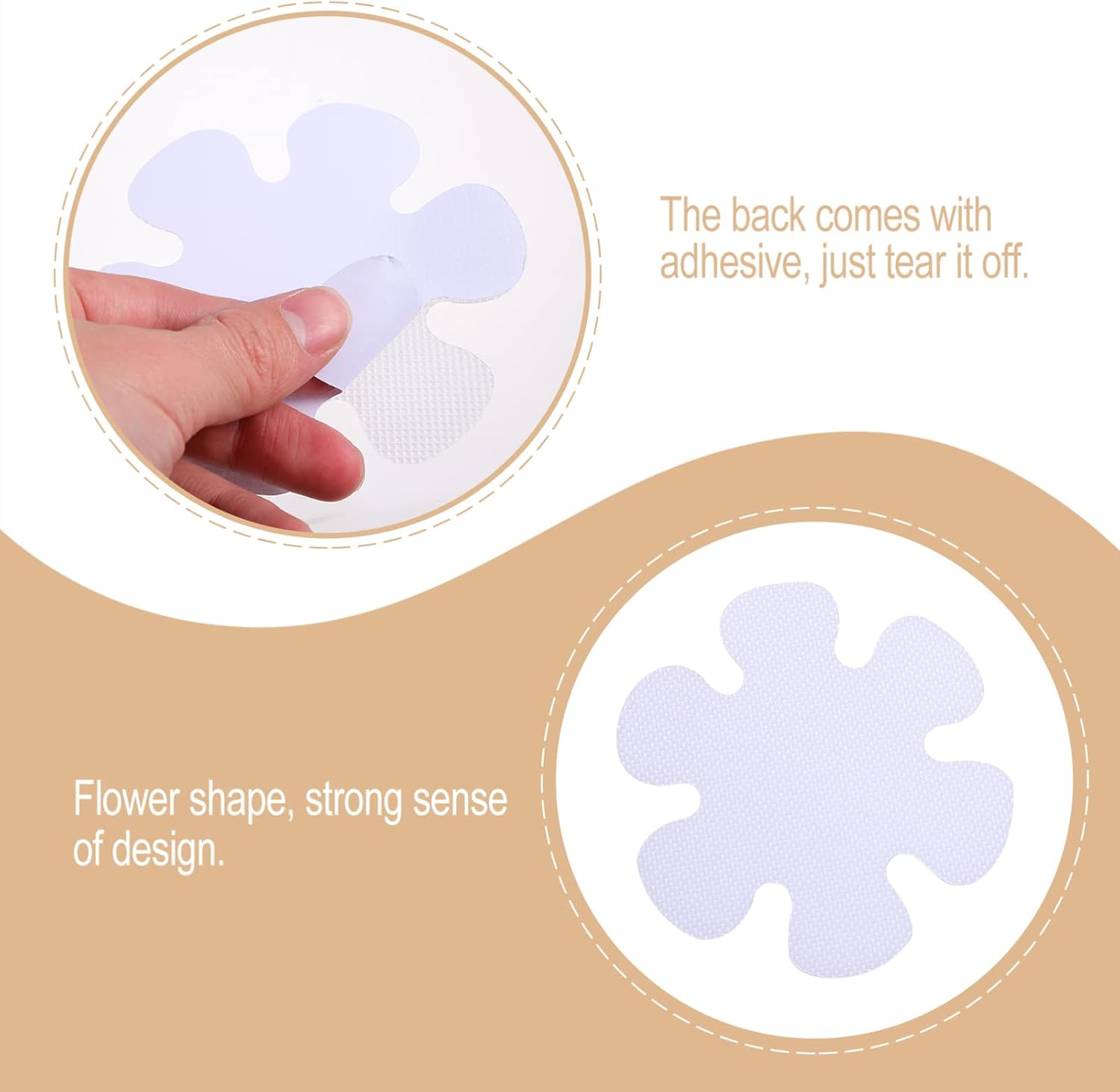 Alipis 60 Pcs Bathroom Non-Slip Safety Stickers