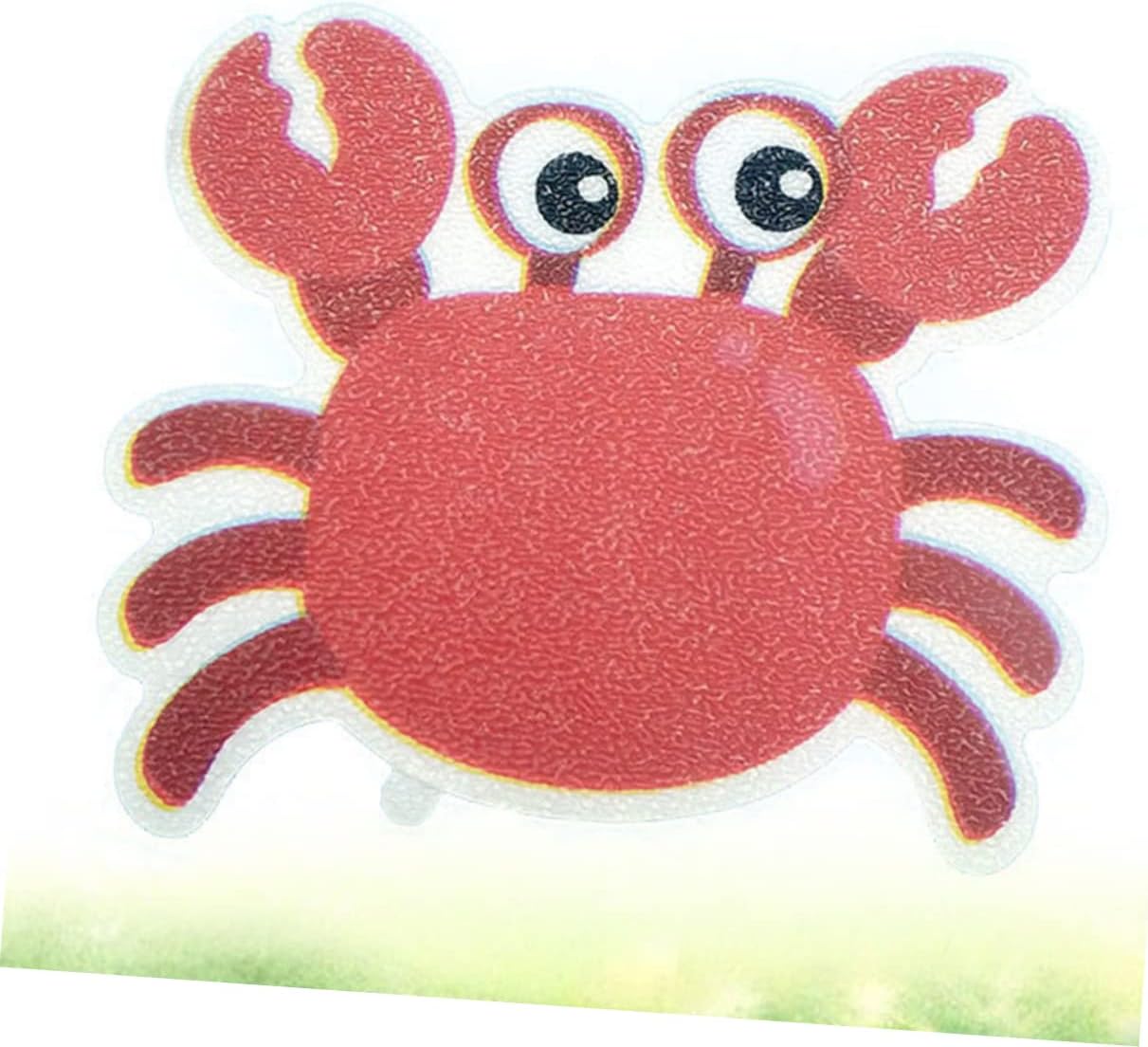 Ciieeo 5 Pack Non-Slip Bath Tub Stickers with Cartoon Crab Design