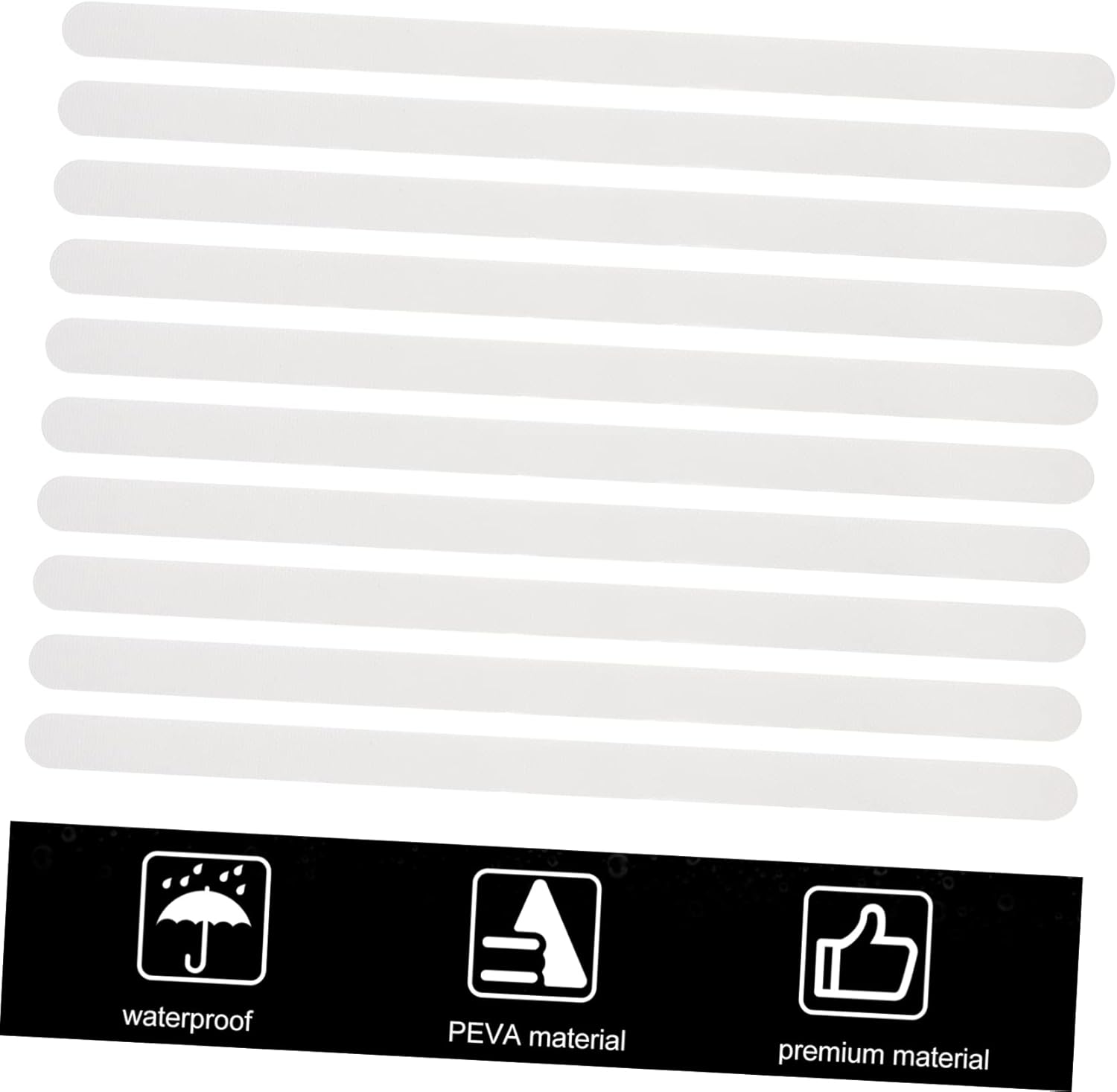 VOSAREA 36pcs Non-Slip Bathtub Stickers for Safety and Traction