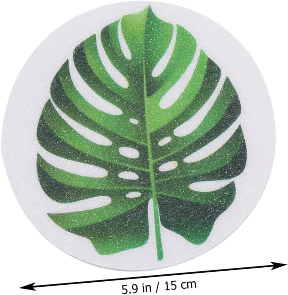 Leaf Shaped Non-Slip Bathtub Decals Stickers