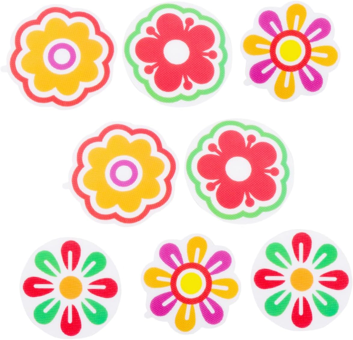 8Pcs Flower Design Non-Slip Bathtub Stickers