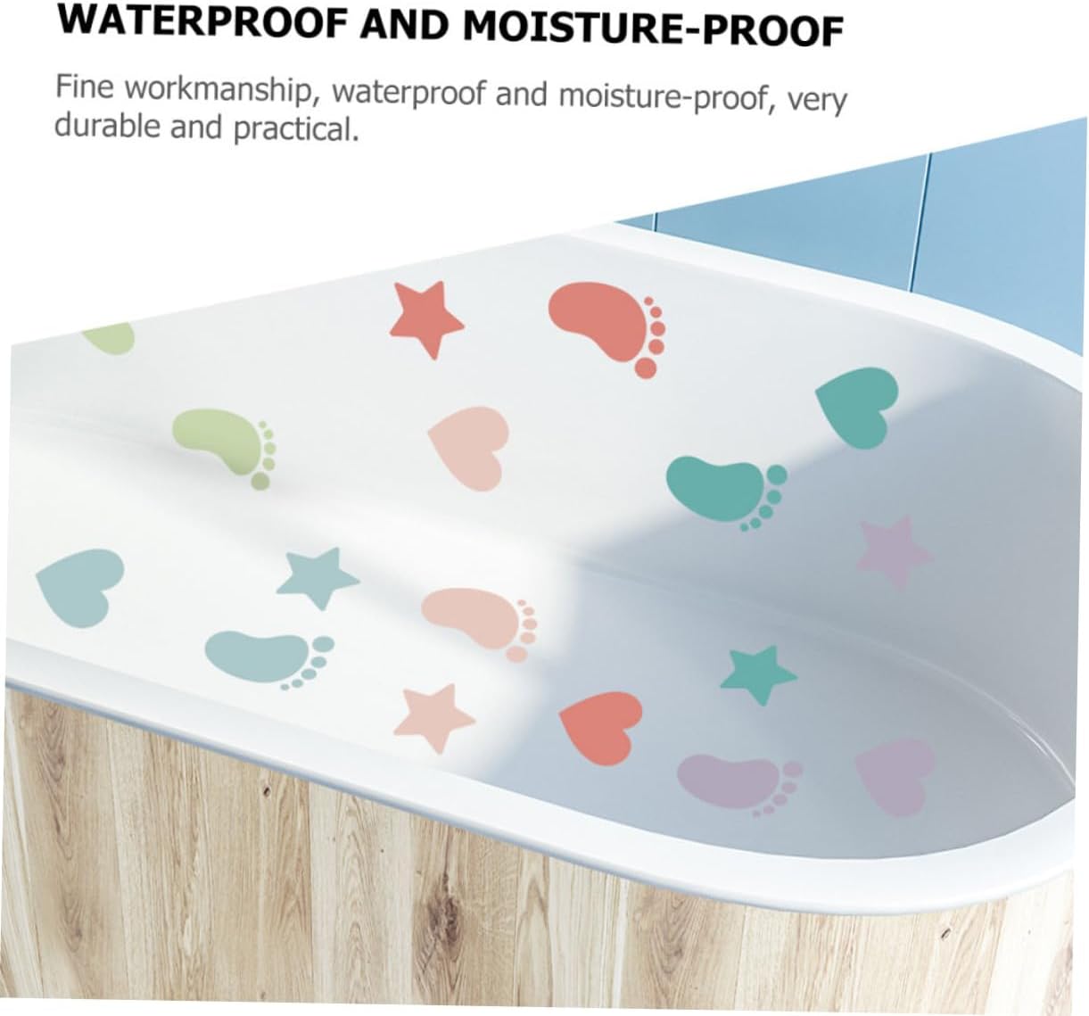 Ciieeo Non-Slip Bath Tub Decals 12 Sheets