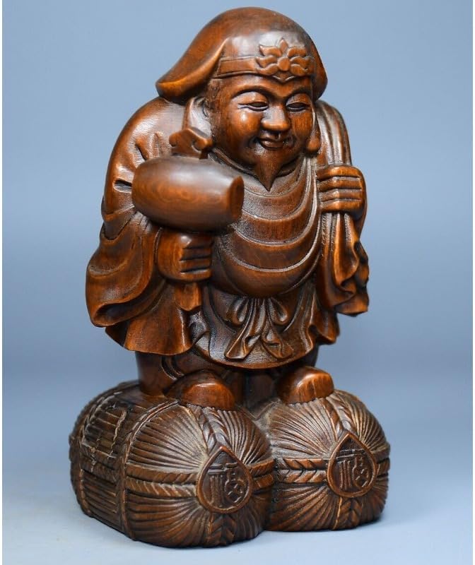 LimpaC Handmade Boxwood Mahakala Statue