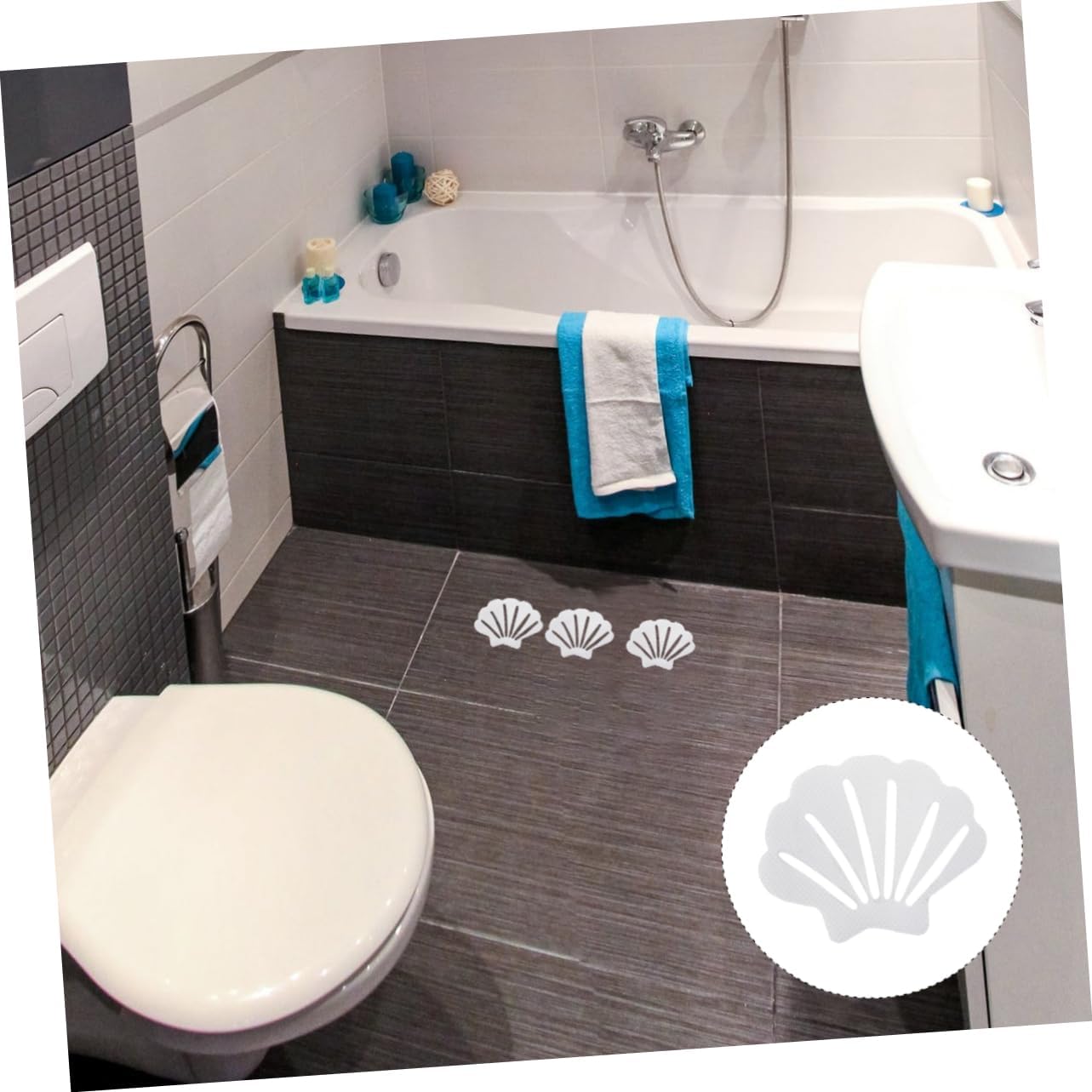 Ciieeo Nonslip Bathroom Sticker for Safety