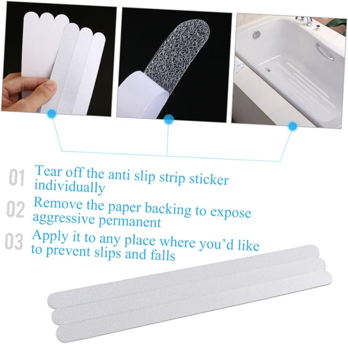 Cabilock Anti-Slip Tape 42pcs for Bathroom Kitchen