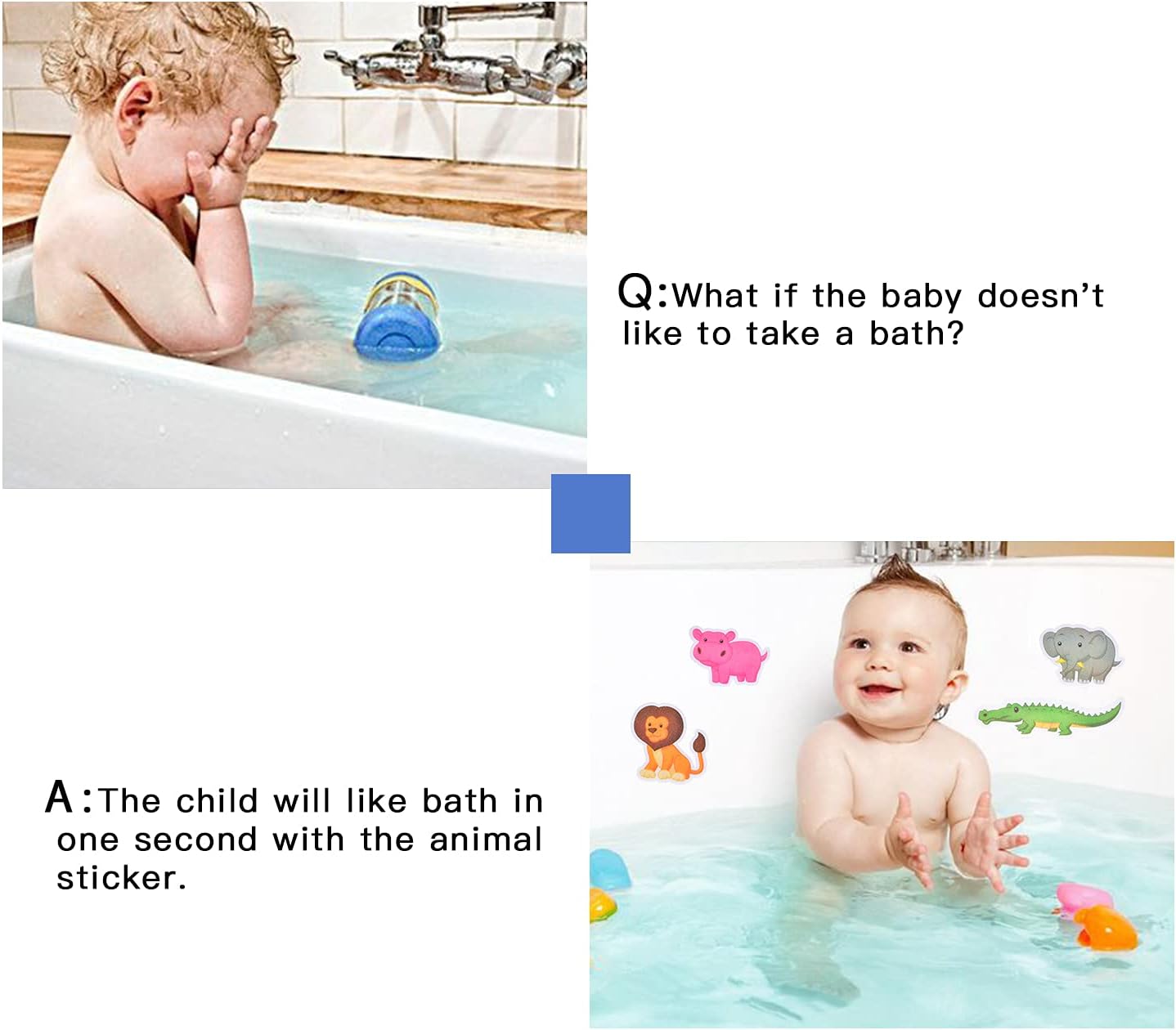 Secopad Non-Slip Bathtub Stickers with Premium Scraper