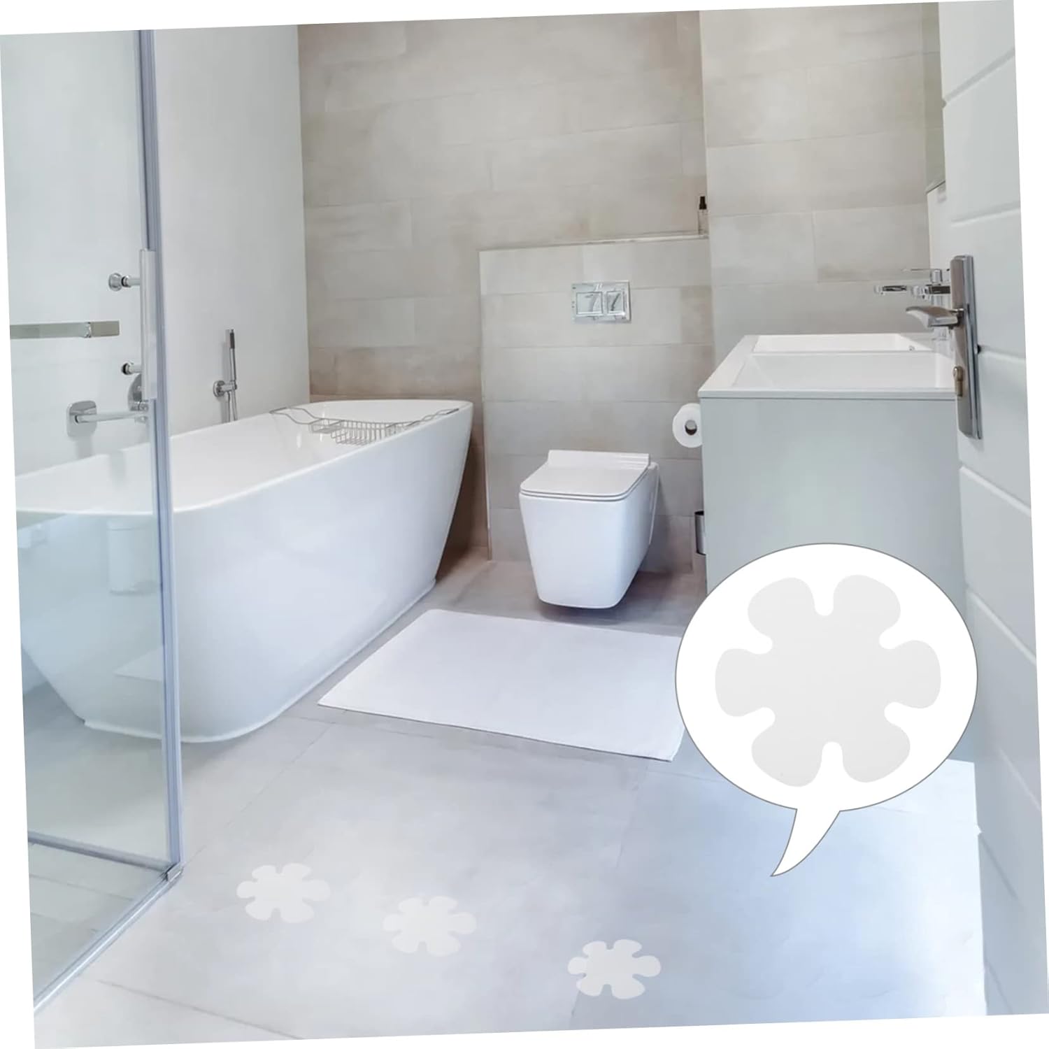 ABOOFAN Non-Slip Bathtub Floor Stickers for Safety 1