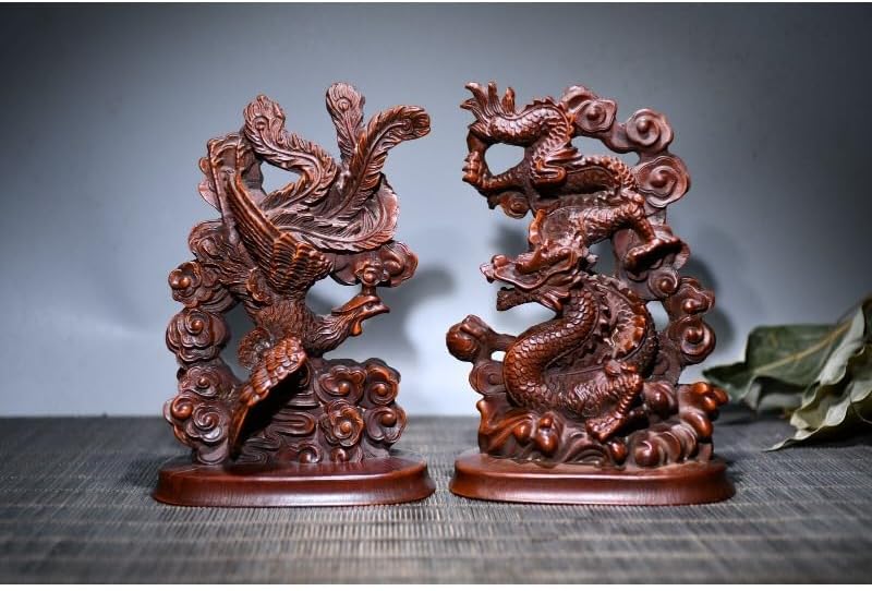 LimpaC Dragon Phoenix Handmade Decorative Figurine