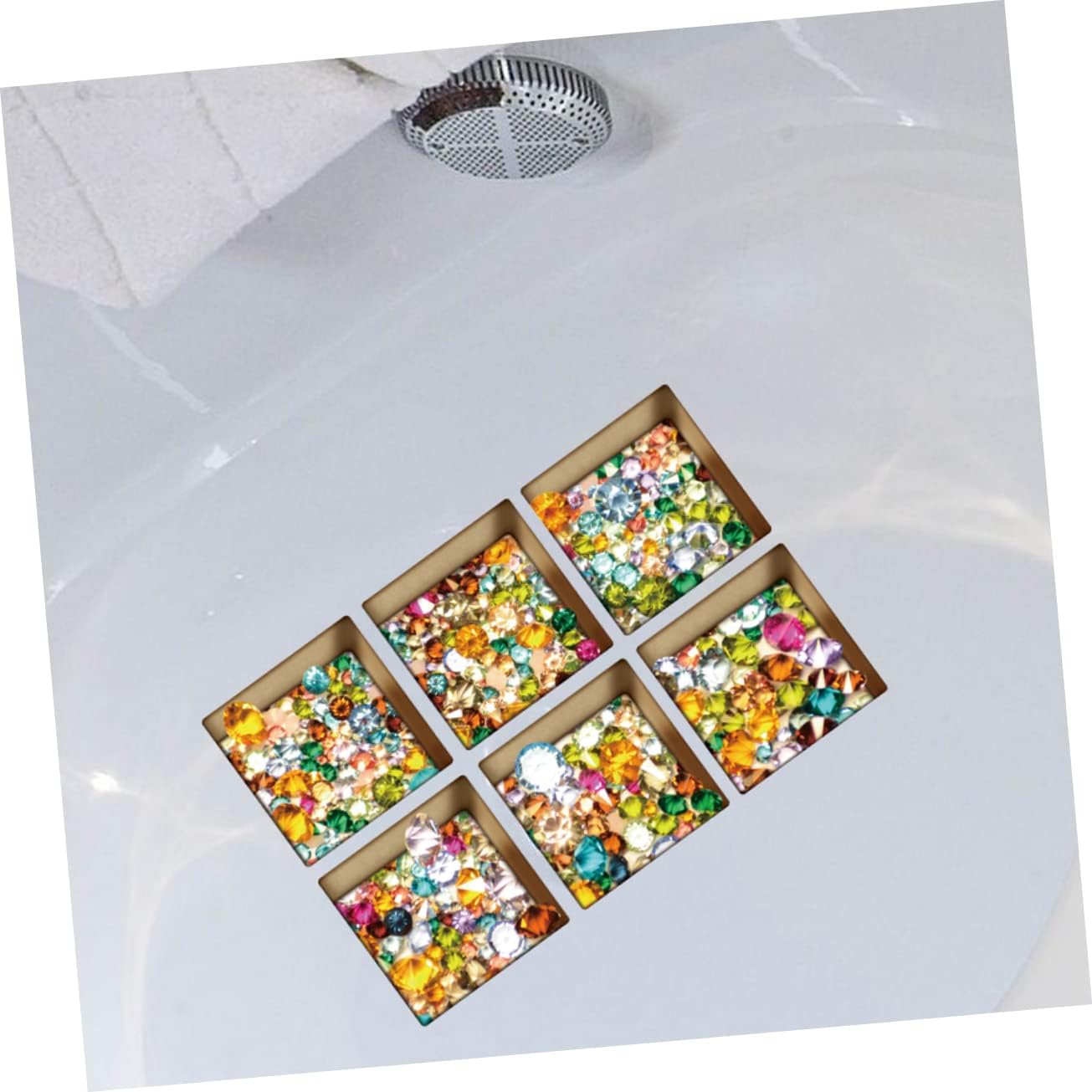 SOPOTUTU 6 Pcs Non-Slip Bathtub Stickers Decals