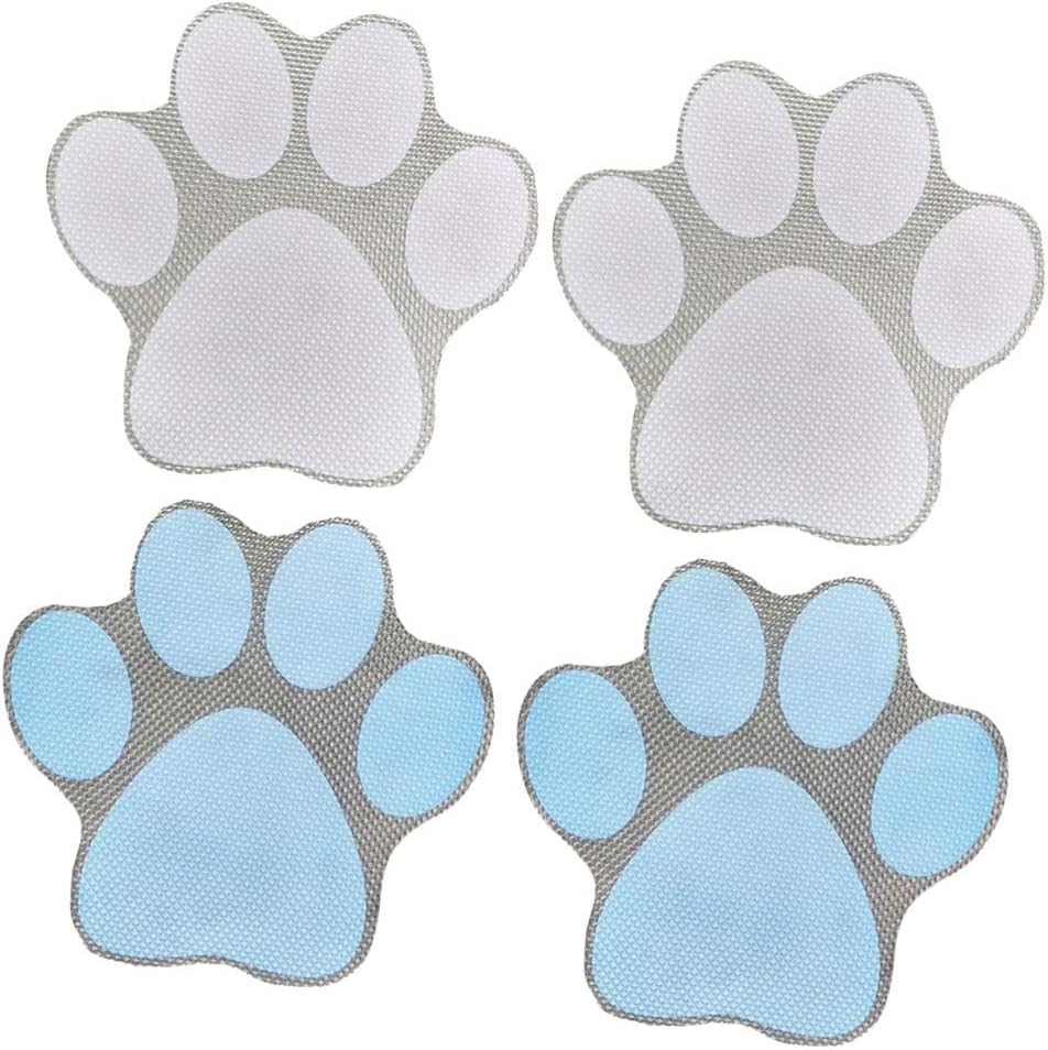 TOPBATHY 4pcs Cartoon Dog Bathtub Stickers