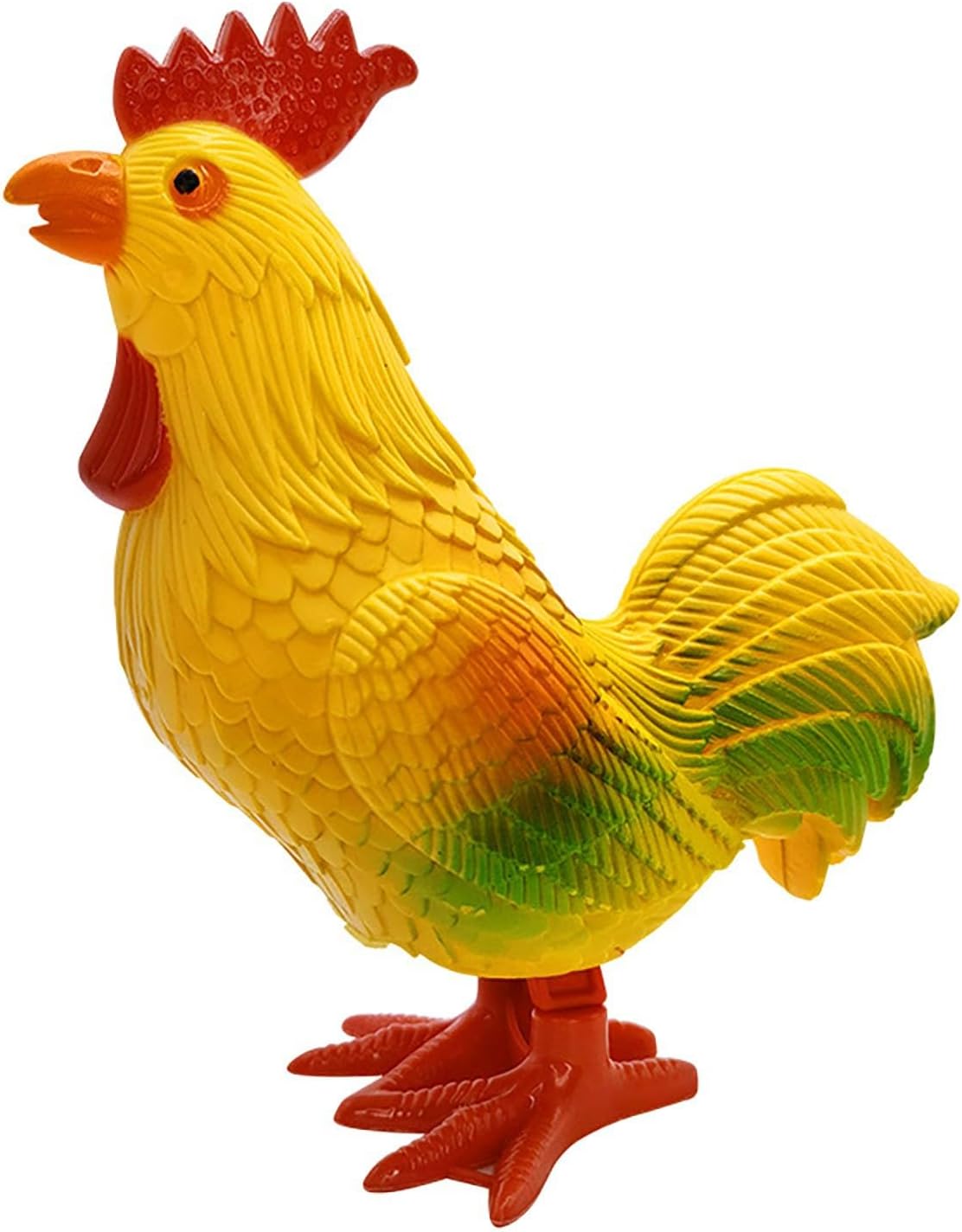 Small Statue Miniature Rooster Figurines - Clockwork Decor Sculptures