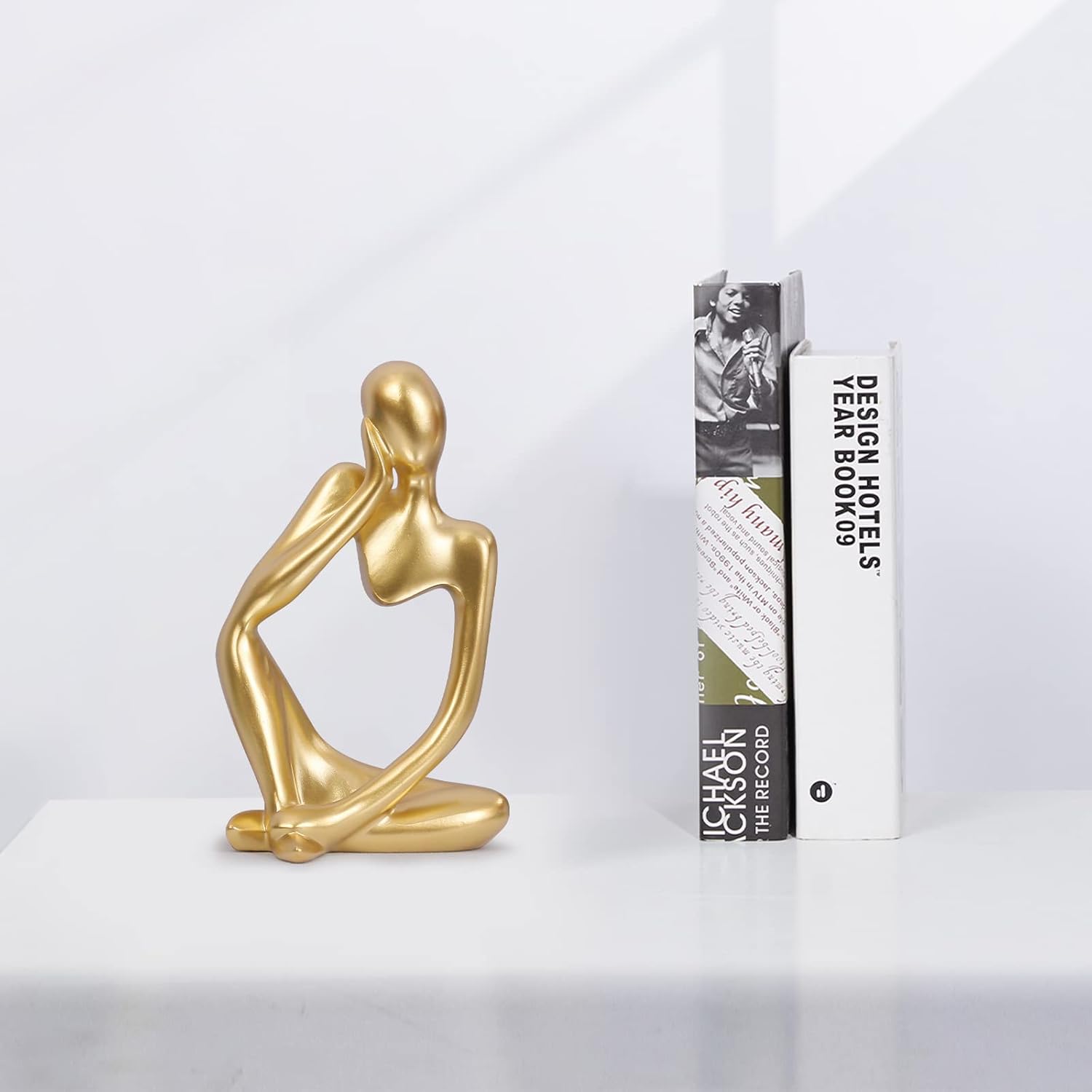 INNOLITES Abstract Thinker Sculpture Resin Statue for Home Decor