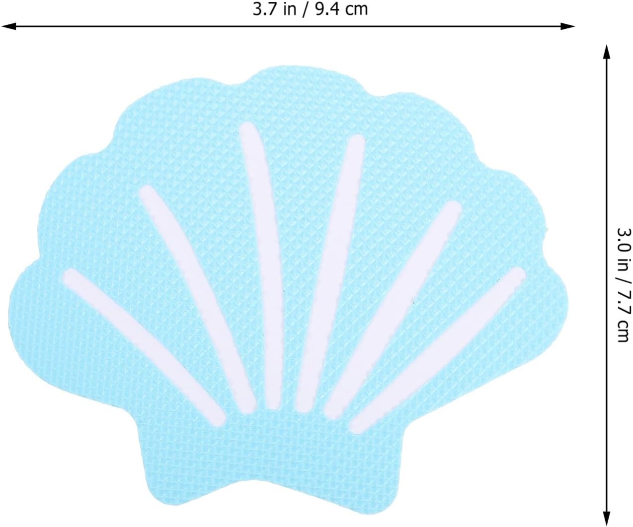 ABOOFAN 12pcs Shell-Shaped Non-Slip Bath Stickers