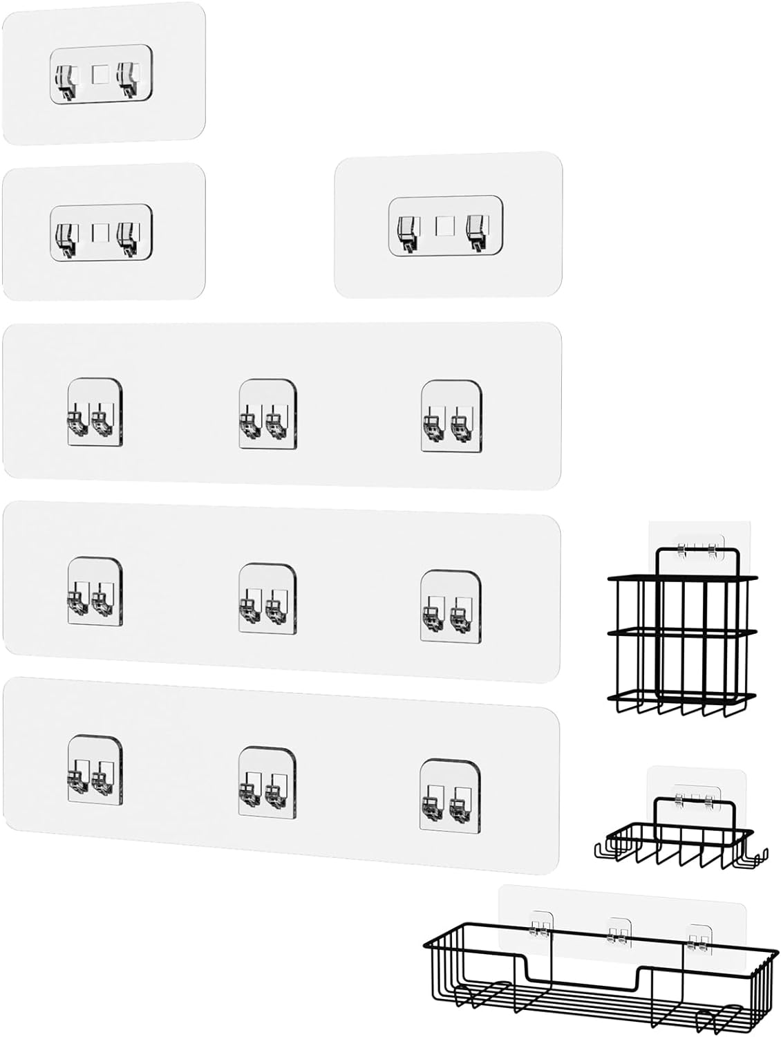 Jovware Shower Caddy Adhesive Strips 6 Pack 1