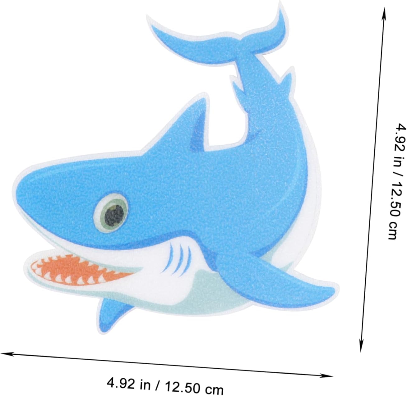 Ciieeo Anti Slip Tub Stickers 5pcs Shark Design