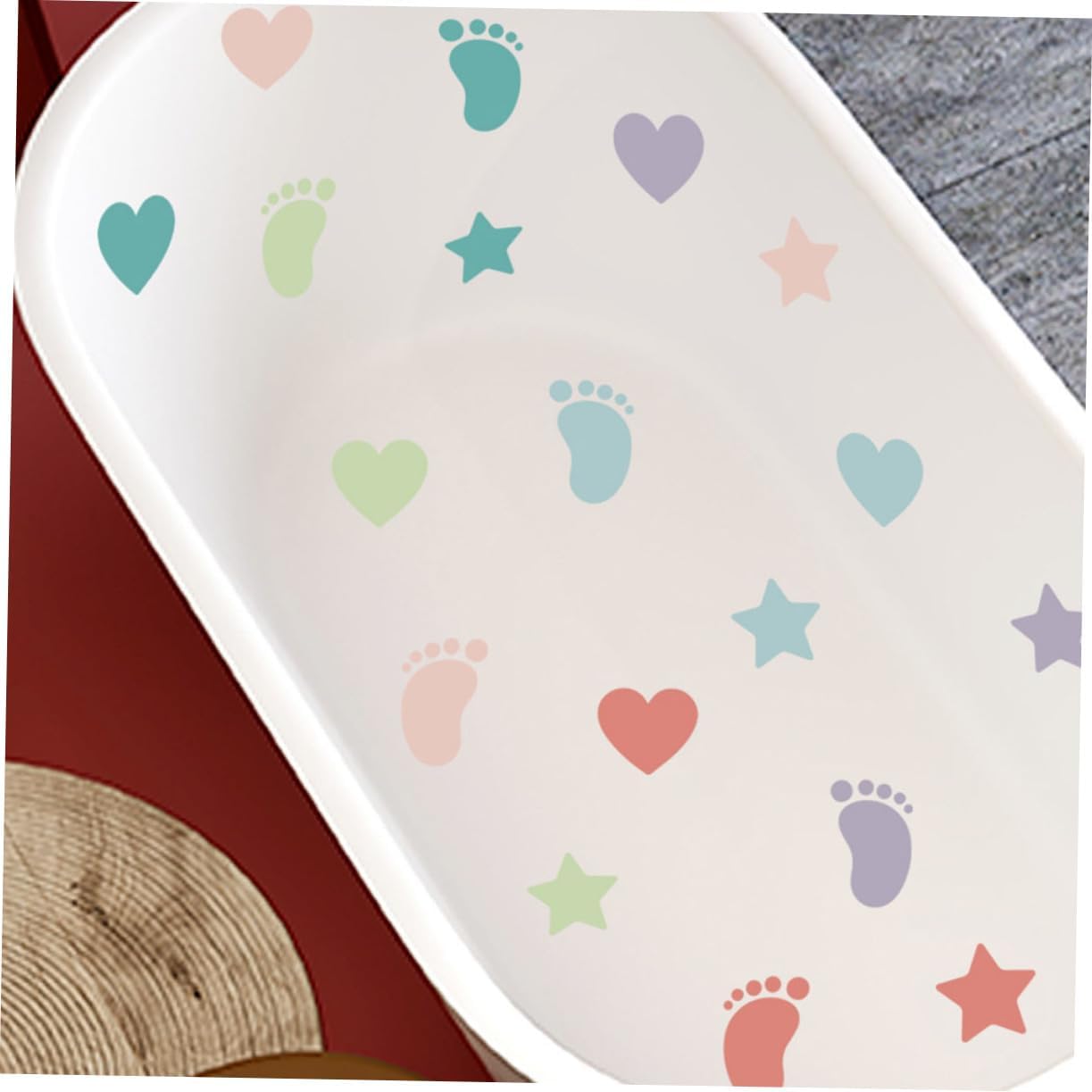 Ciieeo Non-Slip Bath Tub Decals 12 Sheets