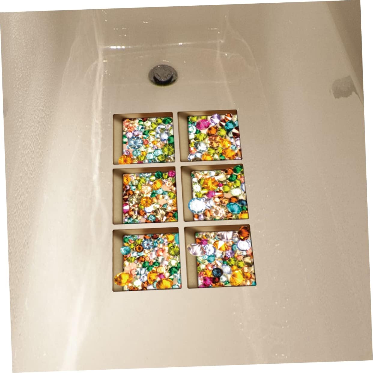 SOPOTUTU 6 Pcs Non-Slip Bathtub Stickers Decals