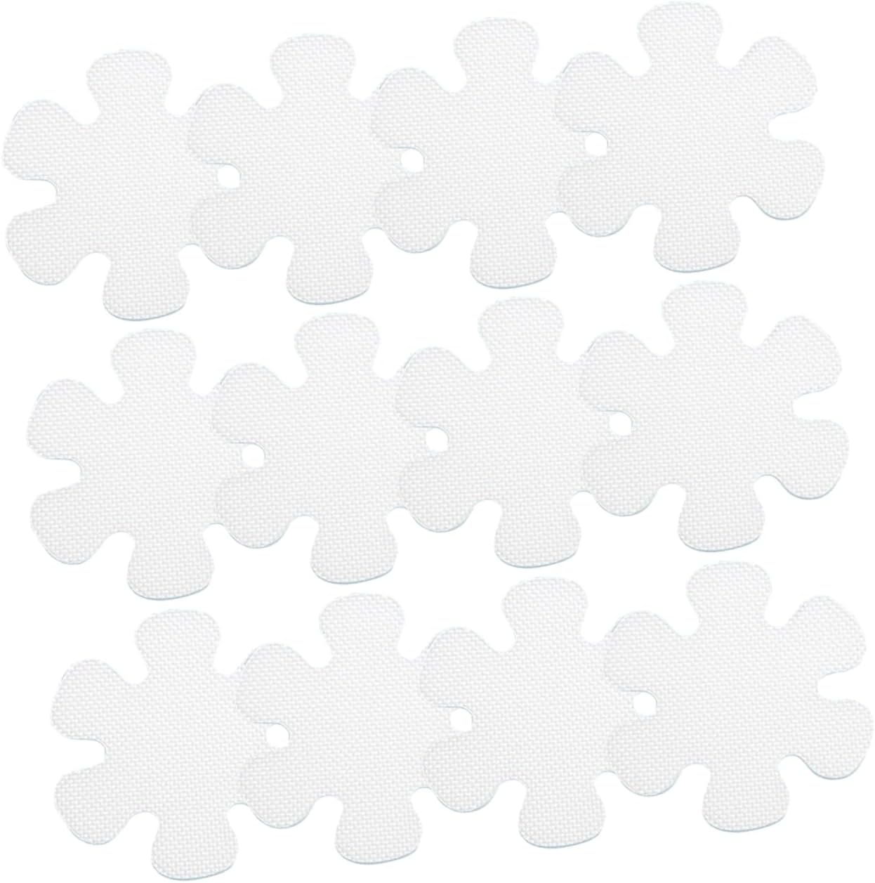 WOONEKY Shower Stickers Set of 12 Anti-Slip Bath Mat Decals