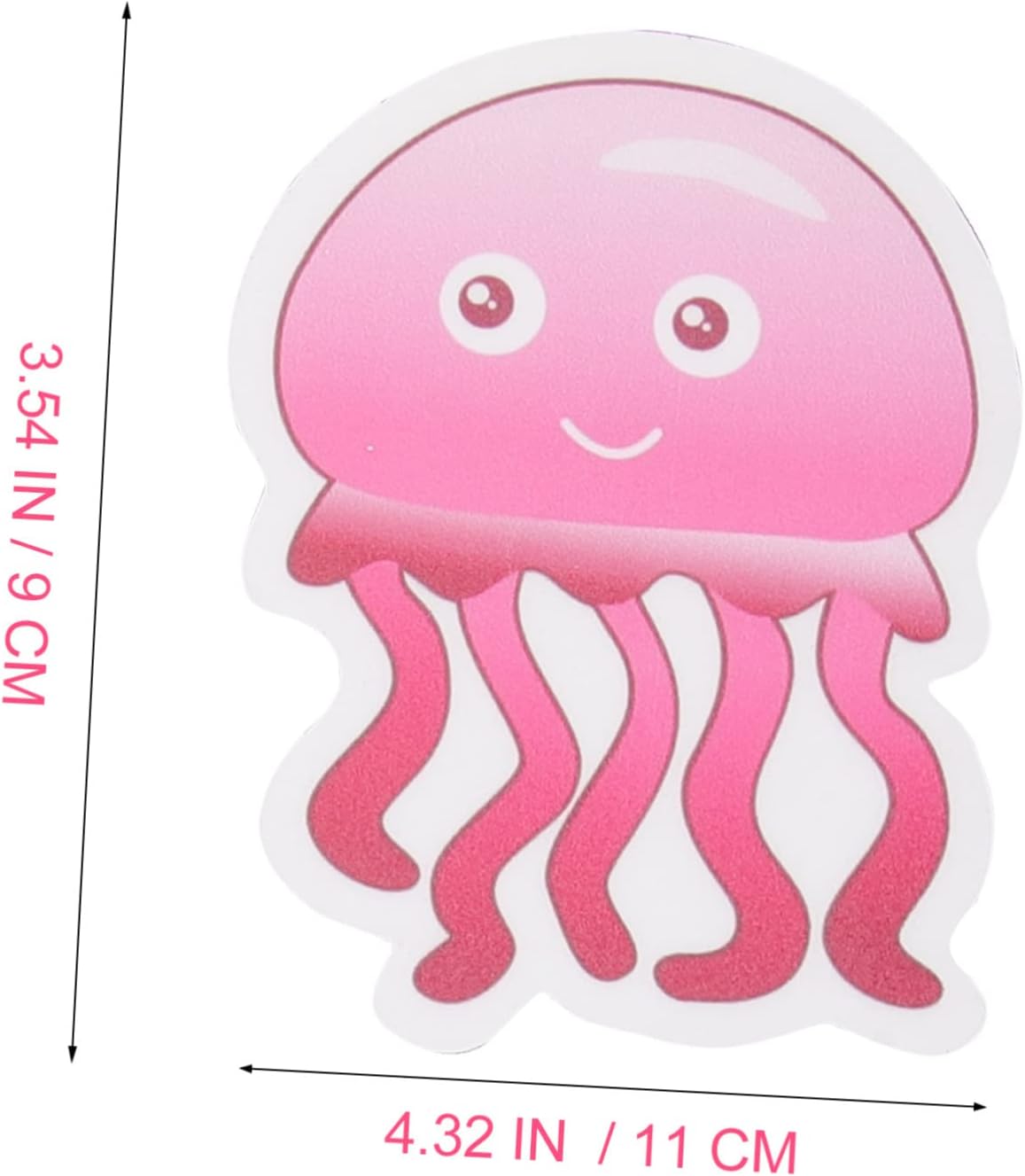 Ciieeo 10pcs Anti Slip Bathtub Stickers with Cartoon Designs