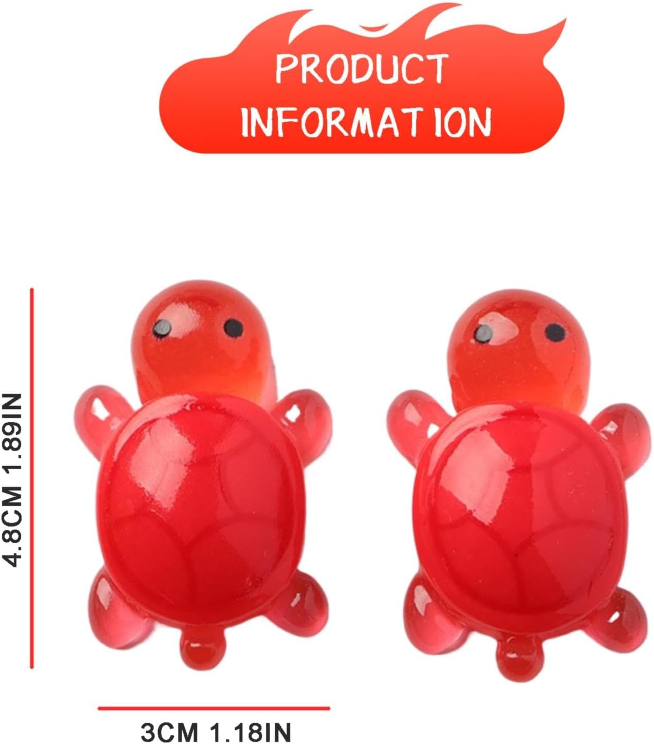 2Pcs Resin Turtles Home Decor Sculptures