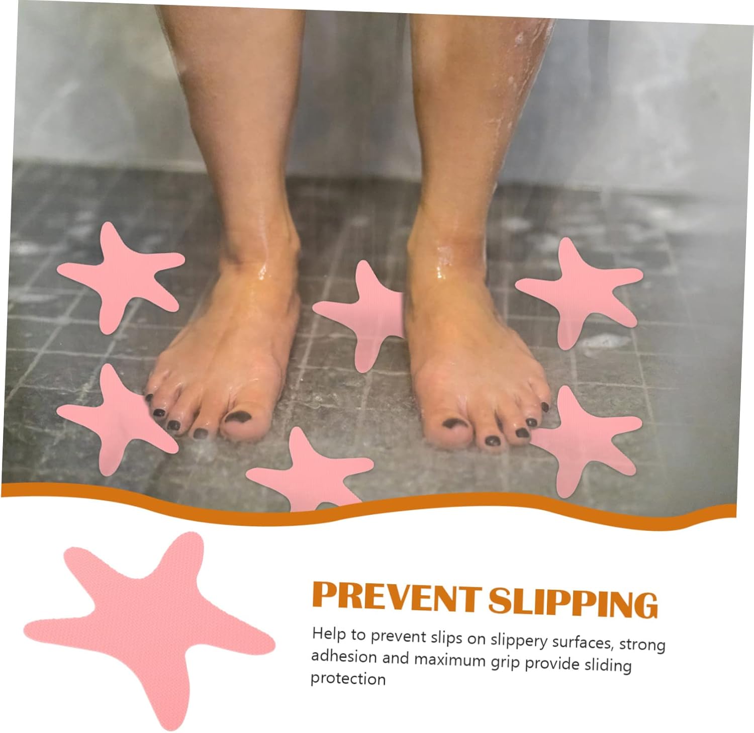 Ciieeo Bathtub Stickers Non-Slip 24pcs Peva Material Safe for Kids