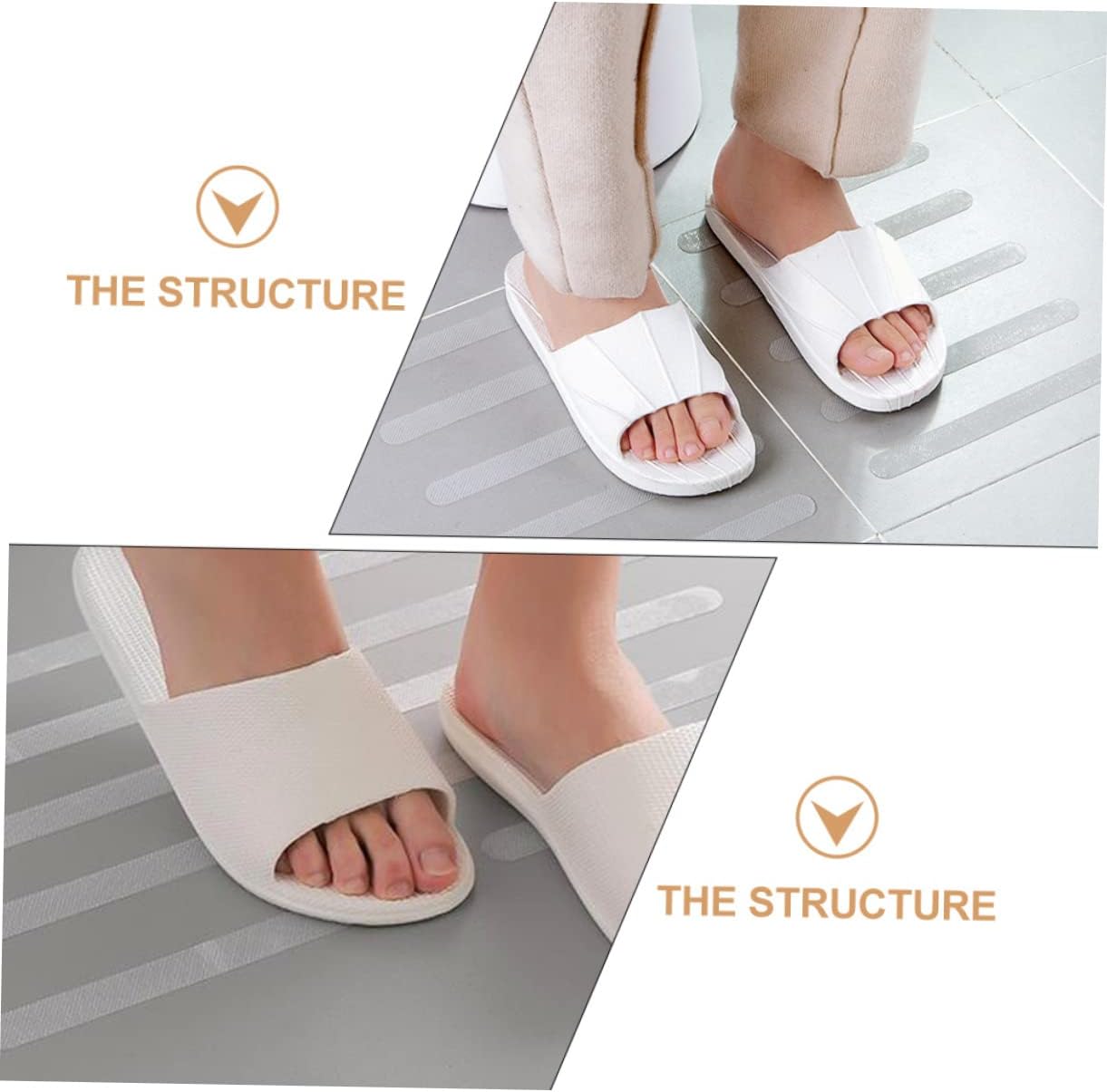 ABOOFAN Non-Slip Bath Stickers 12pcs Set