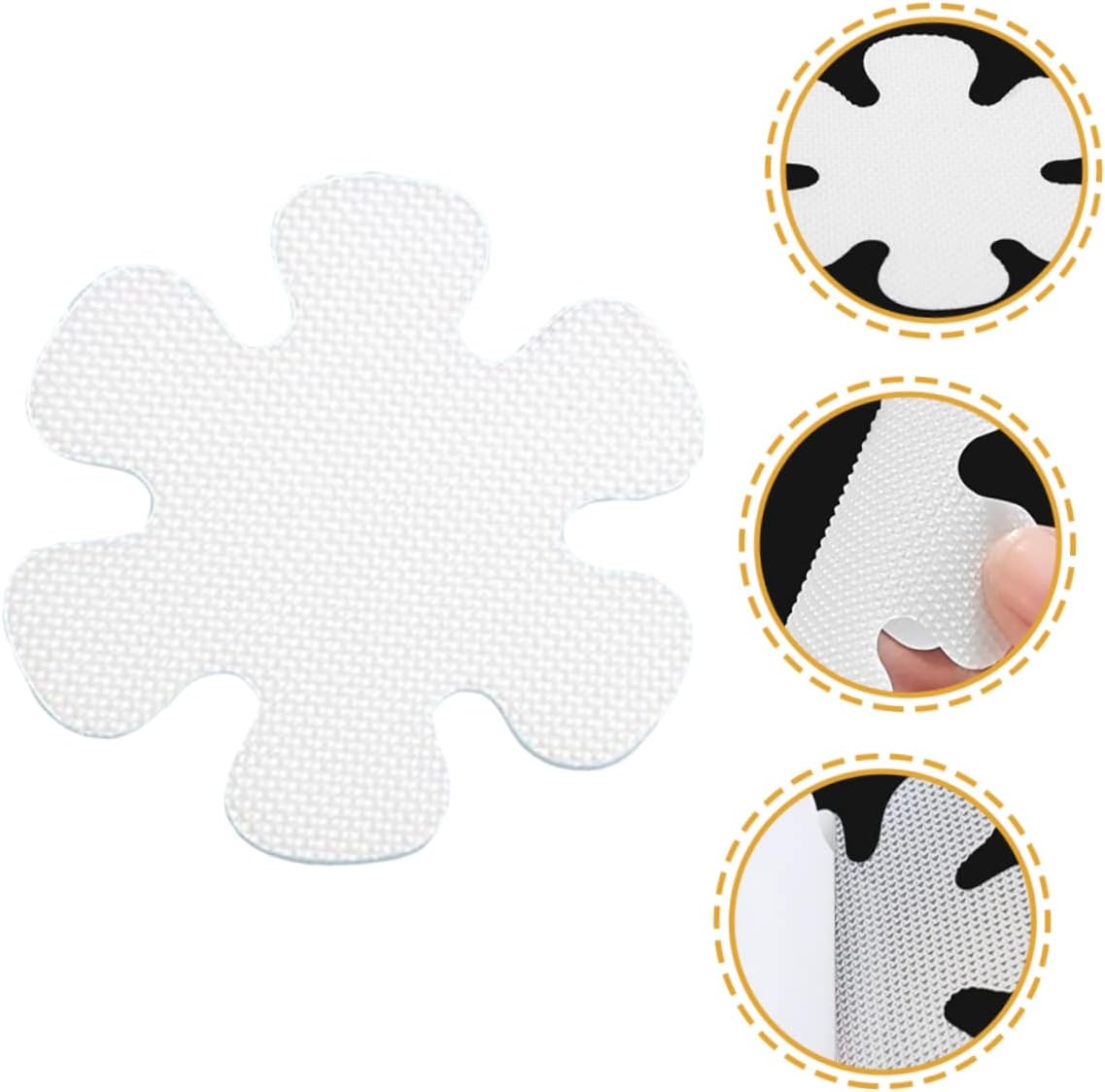 COSMEVIVI 12pcs Non-Slip Bath Tub Stickers Self-Adhesive