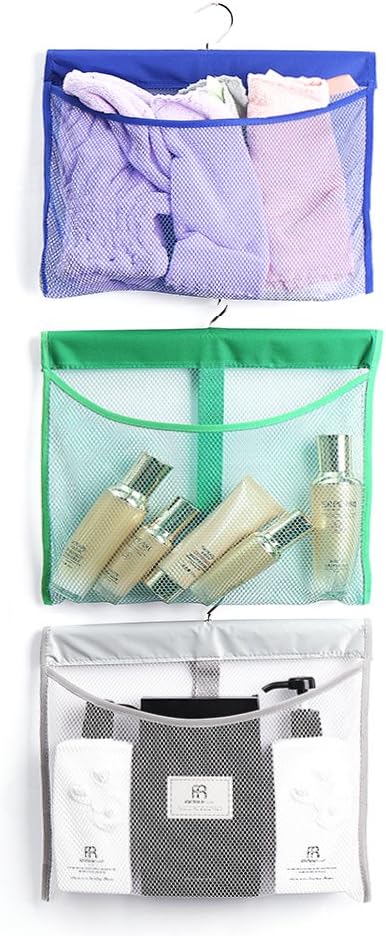 ALYER Hanging Mesh Shower Caddy for Shampoo Conditioner Bath Toys Toiletries