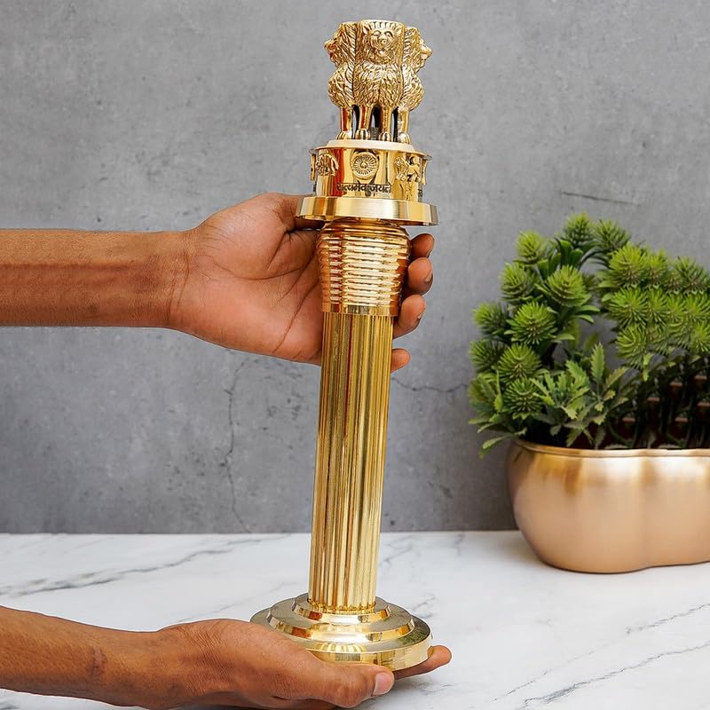 Statuestudio Ashoka Lion Pillar Decor Showpiece