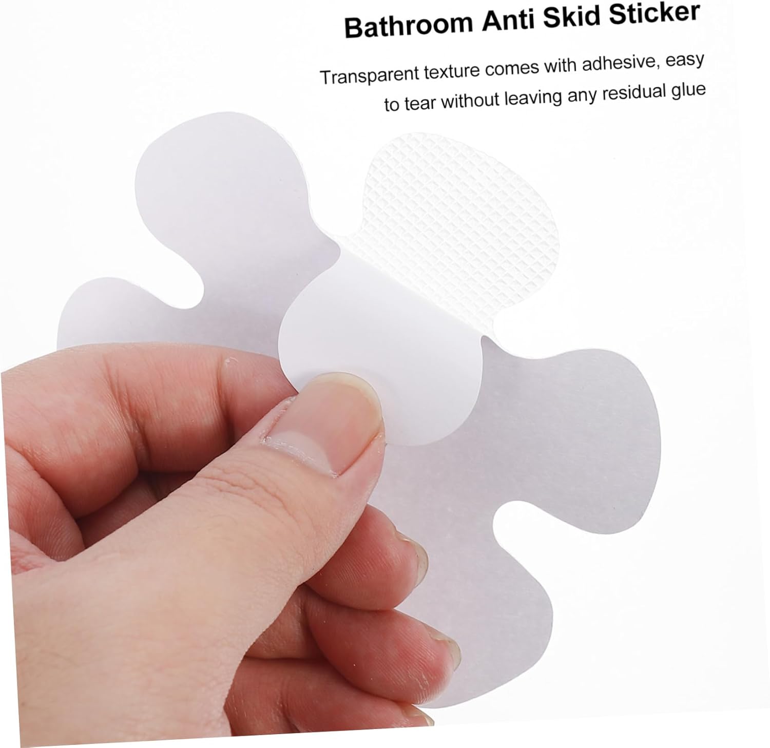 PRETYZOOM 1 Set Flower Shaped Non-Slip Bathtub Floor Stickers