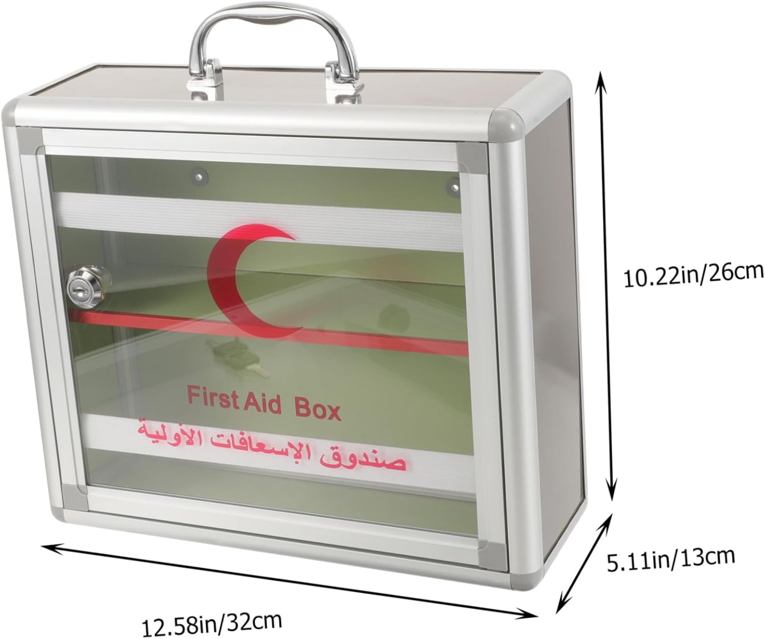 FOYTOKI Emergency First Aid Box Wall Mounted Medicine Cabinet