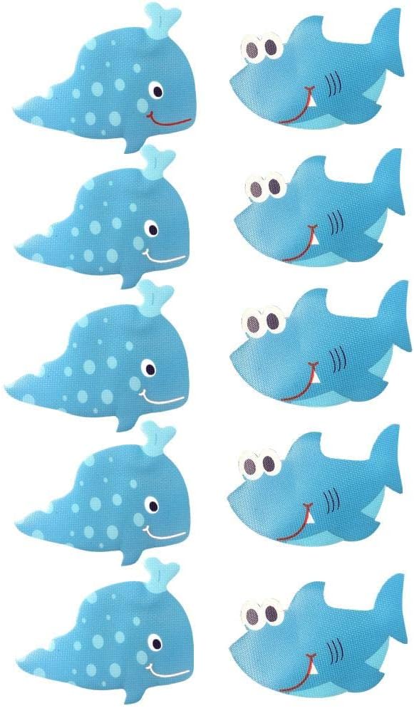 Non-Slip Animal Decals Bath Tub Stickers 10pcs