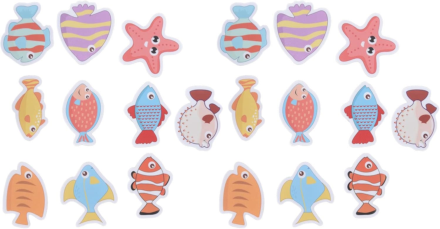 plplaaoo Non-Slip Bathtub Decals with Sea Creatures