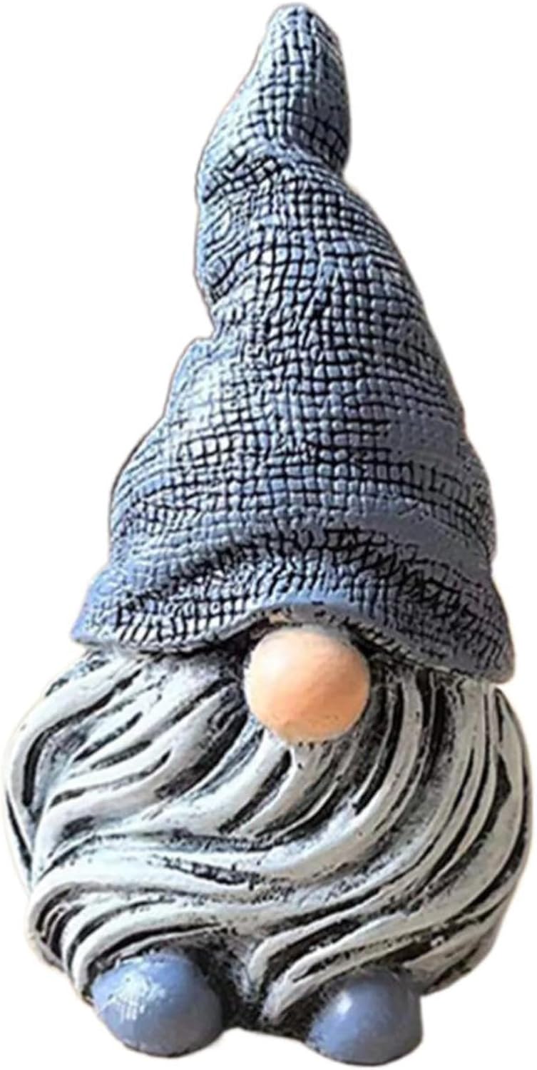 Nudsfuii Resin Gnome Statue Home Decor Figurine